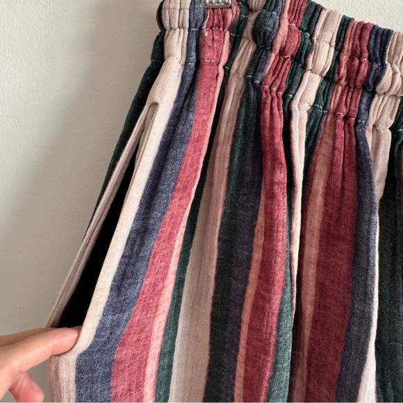 LOEWE | Runway Striped Drop-Crotch Striped Cotton Cottage-Core Pants ~ Large - Picture 4 of 10